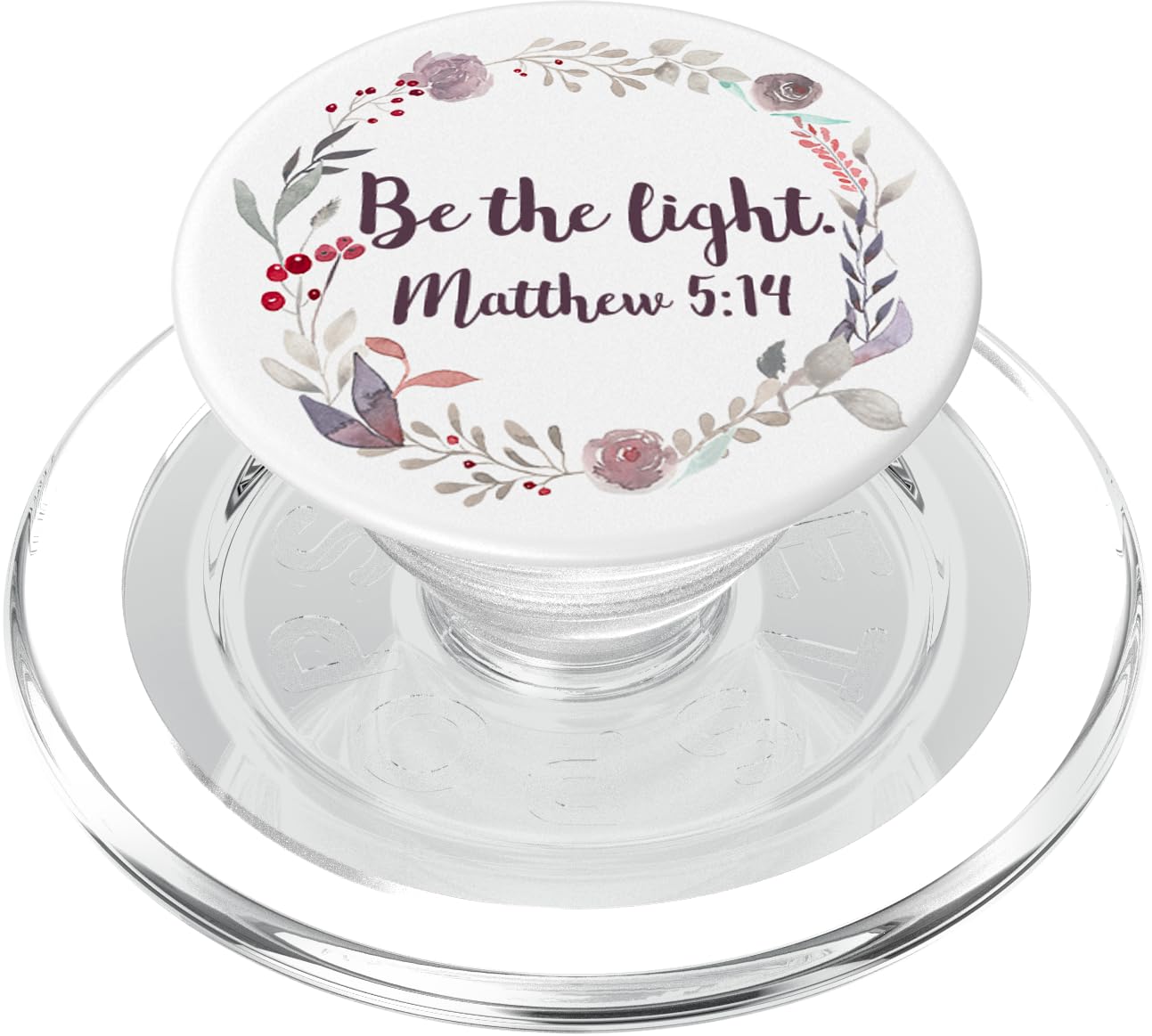 Matthew 5:14 Bible Verse Christian Faith Inspiring Quote PopSockets PopGrip: Swappable Grip for Phones & Tablets PopSockets MagSafe PopGrip for iPhone