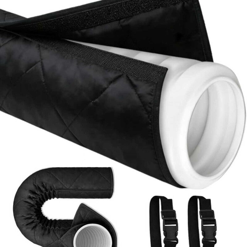AC Hose Cover with Adjustable Buckle Straps, Thermal Insulation for Portable Air Conditioner