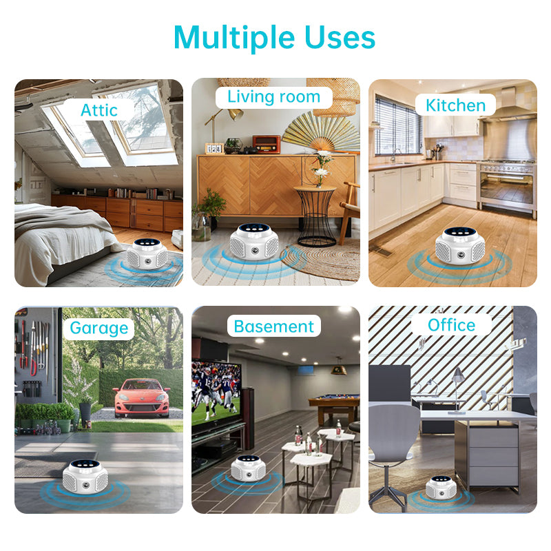 360° Ultrasonic Pest Repeller, High Power Indoor Rodent & Insect Repeller, Safe Plug-in Mosquito & Mouse Control