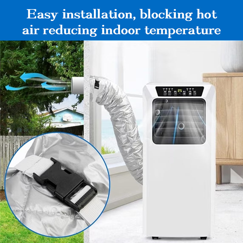 AC Hose Cover with Adjustable Buckle Straps, Thermal Insulation for Portable Air Conditioner