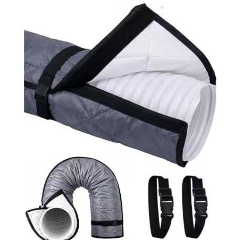 AC Hose Cover with Adjustable Buckle Straps, Thermal Insulation for Portable Air Conditioner