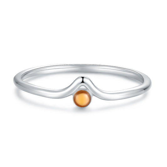 AMBCESSER Mustard Seed Ring 925 Sterling Silver Mountain Faith Stacking Rings Matthew 17:20 Christian Religious Inspirational Jewelry Gift (Mountain 9)