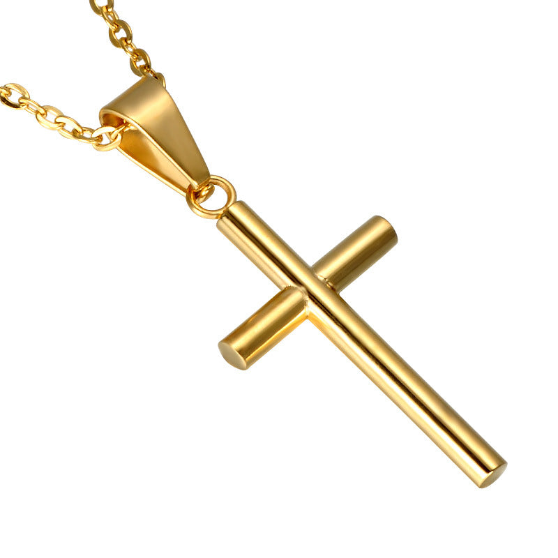 Stainless Steel Christian Cross Necklace Pendant
