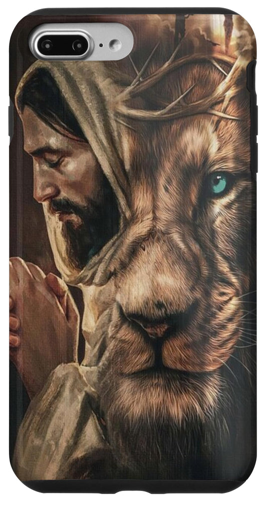 iPhone 7 Plus/8 Plus jesus lion of judah cross christian Case