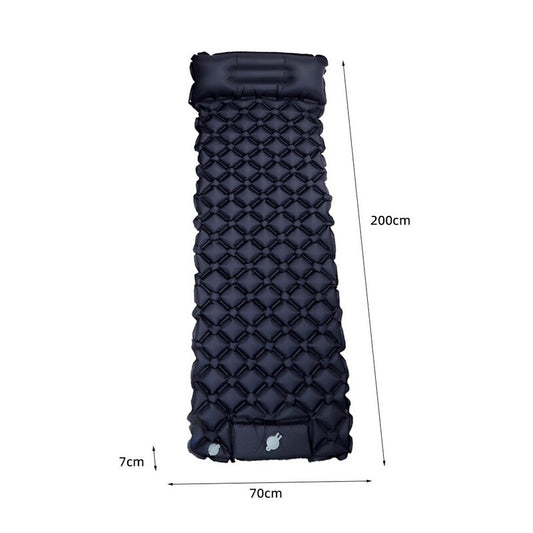 Ultralight Inflatable Sleeping Pad with Pillow - 1-2 Person Camping Mattress