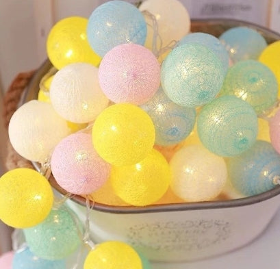 LED Cotton Thread Starry Lanterns