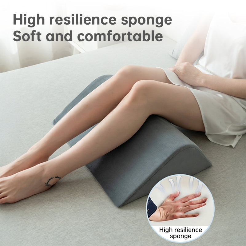 Foam Wedge Pillow Set - Leg Elevation & Back Support for Sleeping, Bedridden Care & Pregnancy