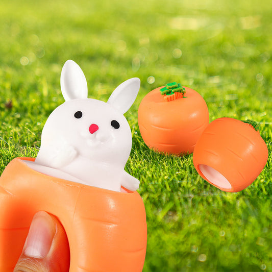 Cute Carrot Rabbit Fidget Toy