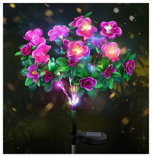 Azalea Flowers LED Garden Lights (One Piece)