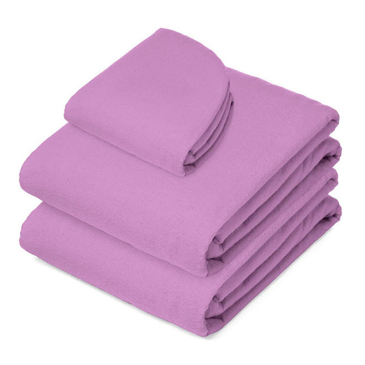 3-Piece Massage Table Sheet Set – Solid Color, Washable & Durable