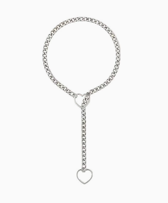 Heart Slip Chain Necklace for Women
