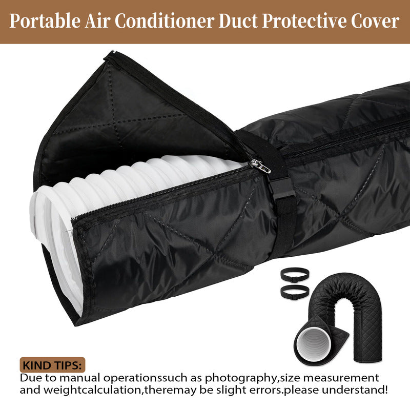 AC Hose Cover with Adjustable Buckle Straps, Thermal Insulation for Portable Air Conditioner