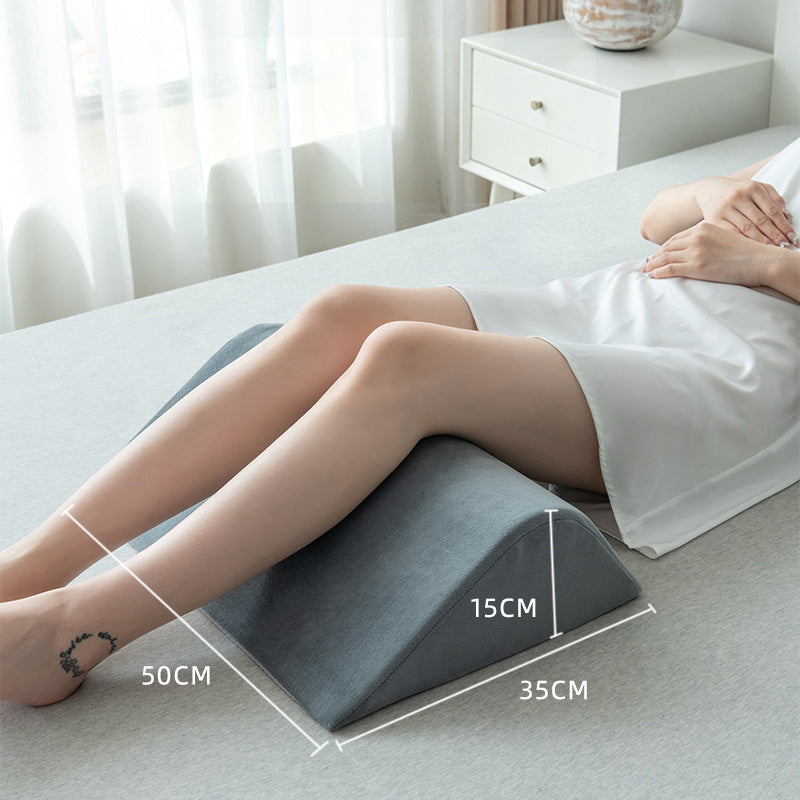 Foam Wedge Pillow Set - Leg Elevation & Back Support for Sleeping, Bedridden Care & Pregnancy