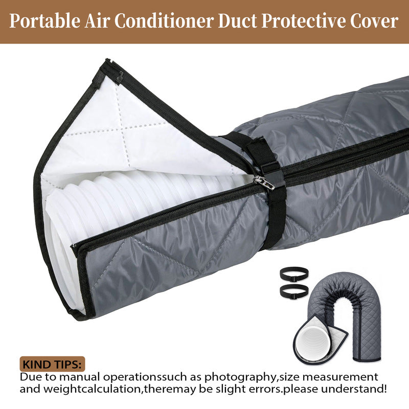 AC Hose Cover with Adjustable Buckle Straps, Thermal Insulation for Portable Air Conditioner