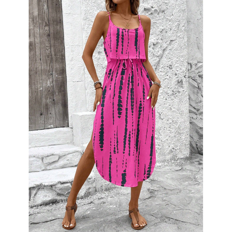 Printed camisole dress