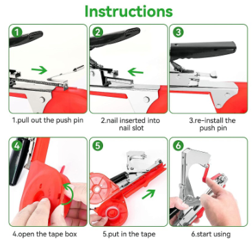 Plant Tying Machine For Grapes And Tomatoes (One Set)