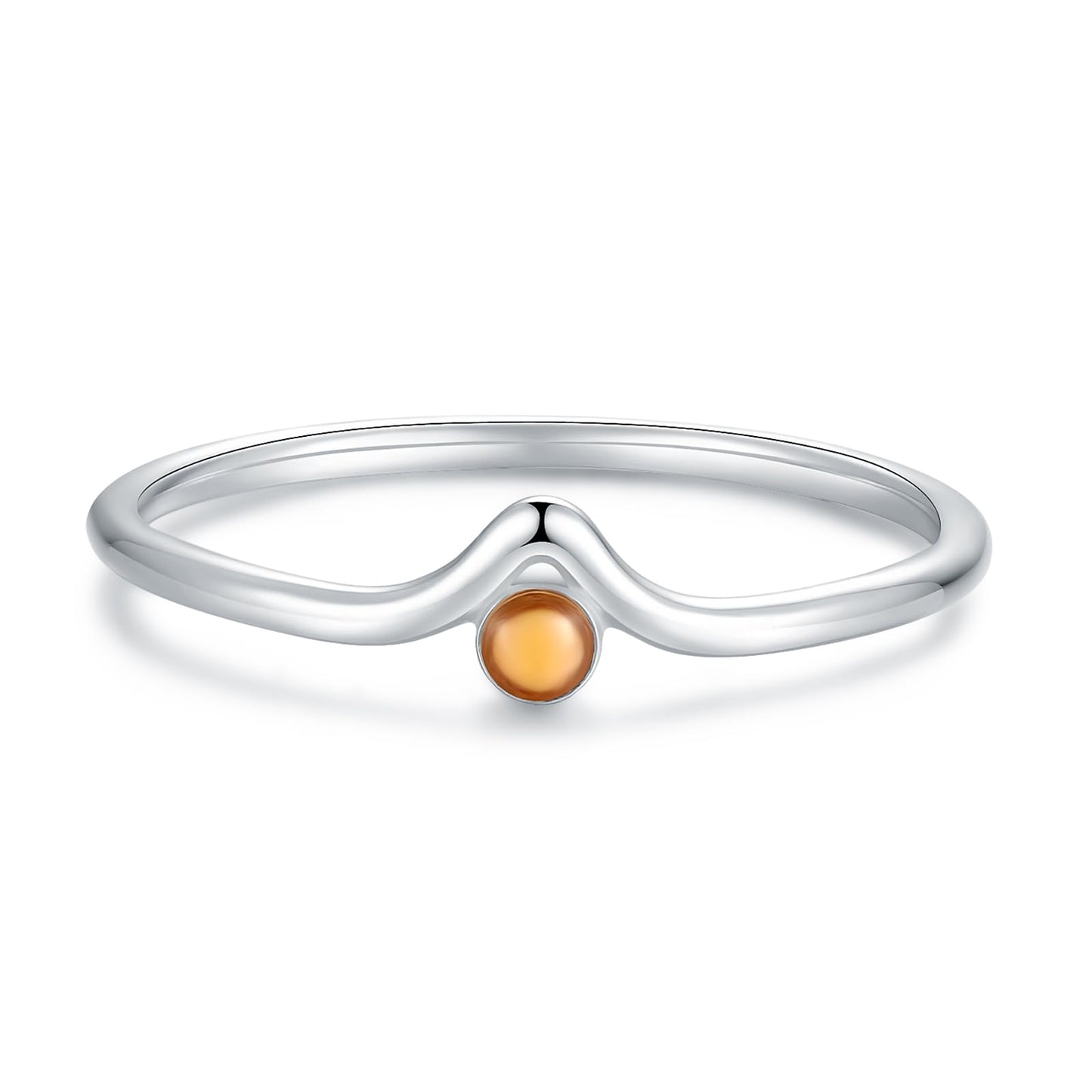 AMBCESSER Mustard Seed Ring 925 Sterling Silver Mountain Faith Stacking Rings Matthew 17:20 Christian Religious Inspirational Jewelry Gift (Mountain 9)