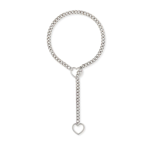 Heart Slip Chain Necklace for Women